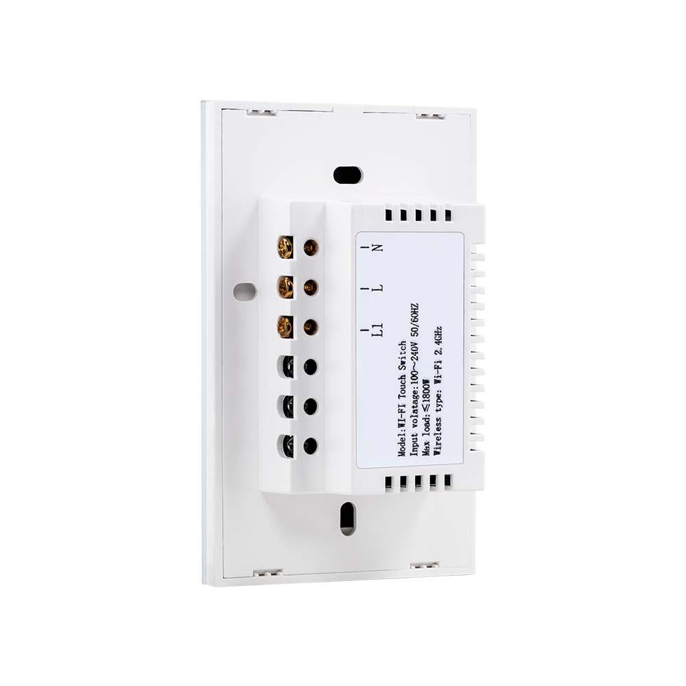 Interruptor touch smart Wi-Fi - EWS 1001 Branco Interruptor touch smart Wi-Fi - EWS 1001 Branco
