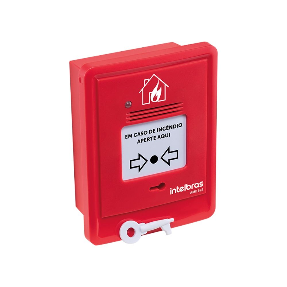 Acionador manual endereçável com sirene - AME 522