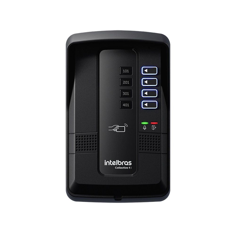 Central + Porteiro Coletivo Interligável - Collective 4i