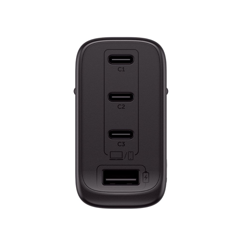Carregador com 3 portas USB-C e 1 USB-A - EC 31 POWER 100W GaN