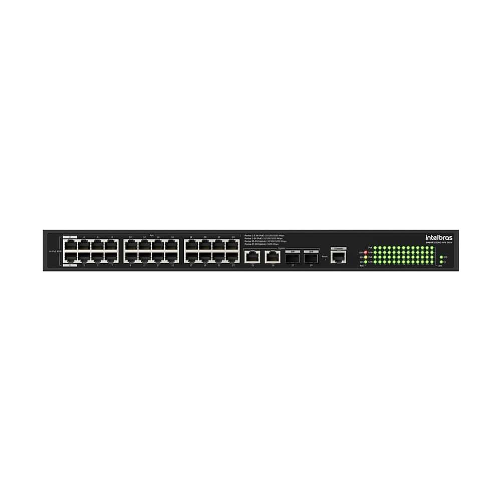 Switch Smart Hi-PoE com 28 portas Gigabit - SMART S2128G-HPA 360W Switch Smart Hi-PoE com 28 portas Gigabit - SMART S2128G-HPA 360W
