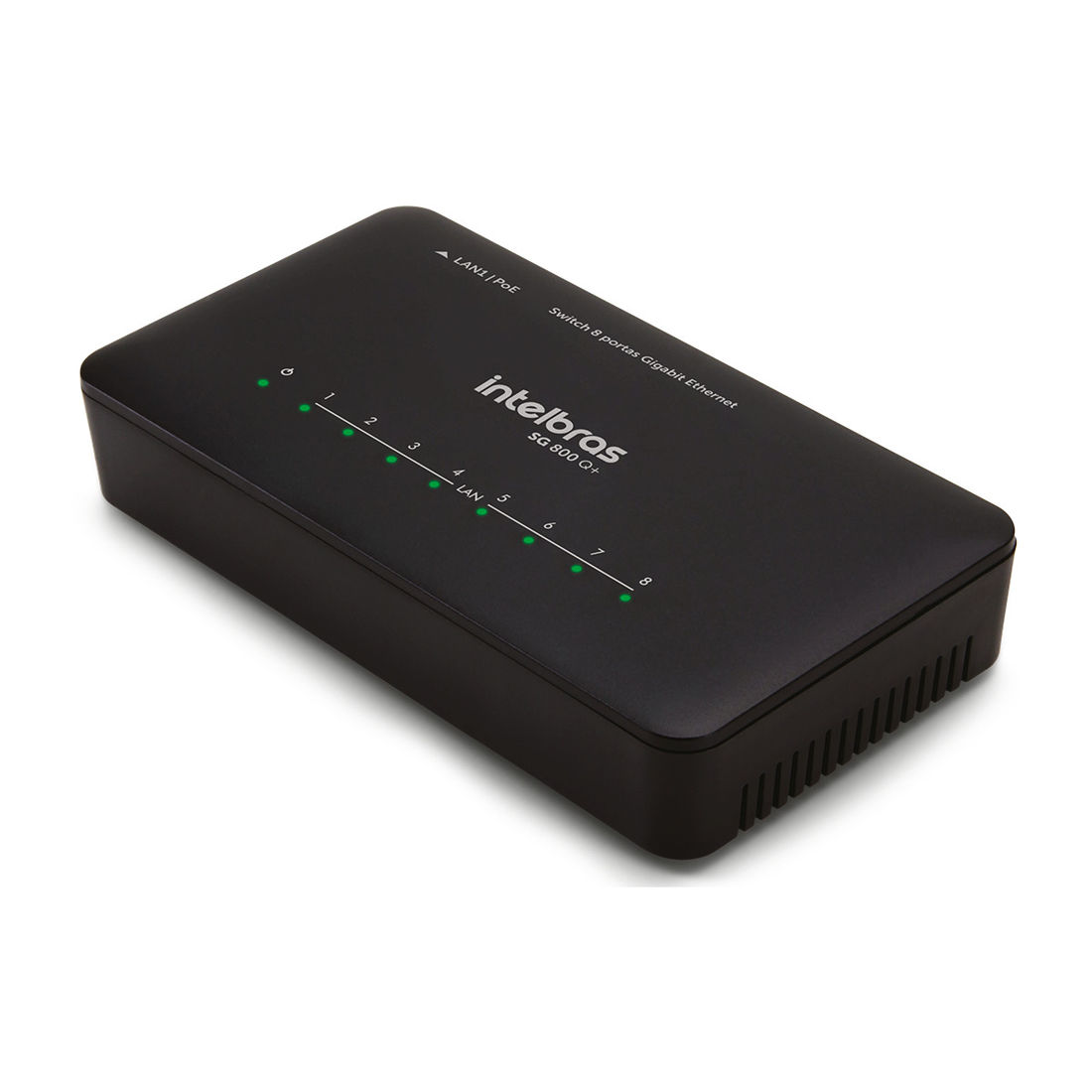 Switch com 8 Portas Gigabit Ethernet - SG 800 Q+ Switch com 8 Portas Gigabit Ethernet - SG 800 Q+