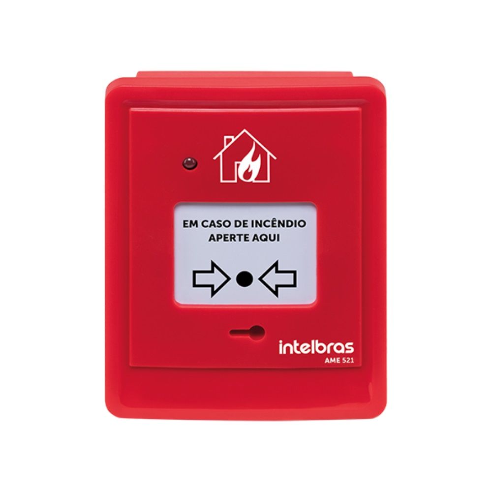 Acionador manual endereçável sem sirene - AME 521