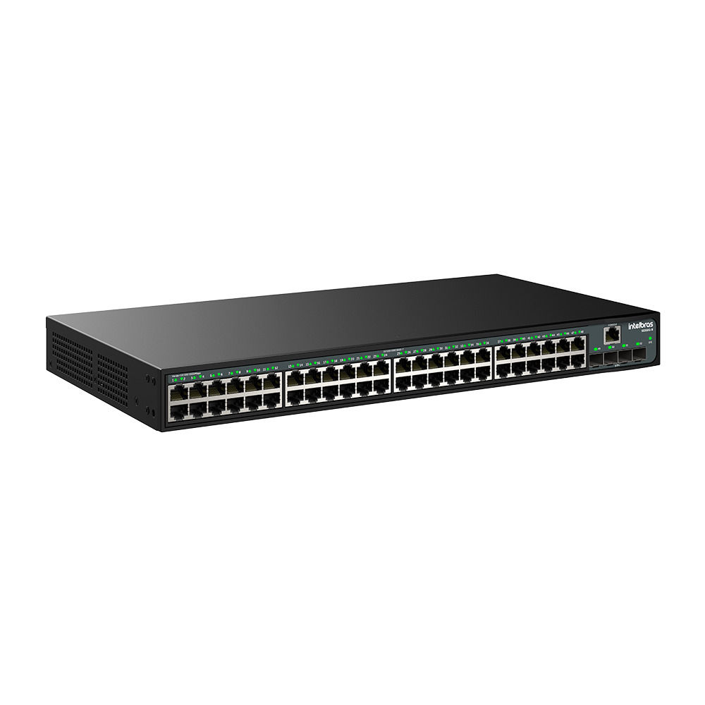 Switch Gerenciável 48 portas Gigabit e 4 portas SFP+ - S2352G-B Switch Gerenciável 48 portas Gigabit e 4 portas SFP+ - S2352G-B