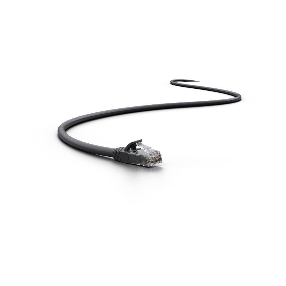 Patch Cord Impact - GIGA UTP CAT6 4P 1,0M Preto Patch Cord Impact - GIGA UTP CAT6 4P 1,0M Preto