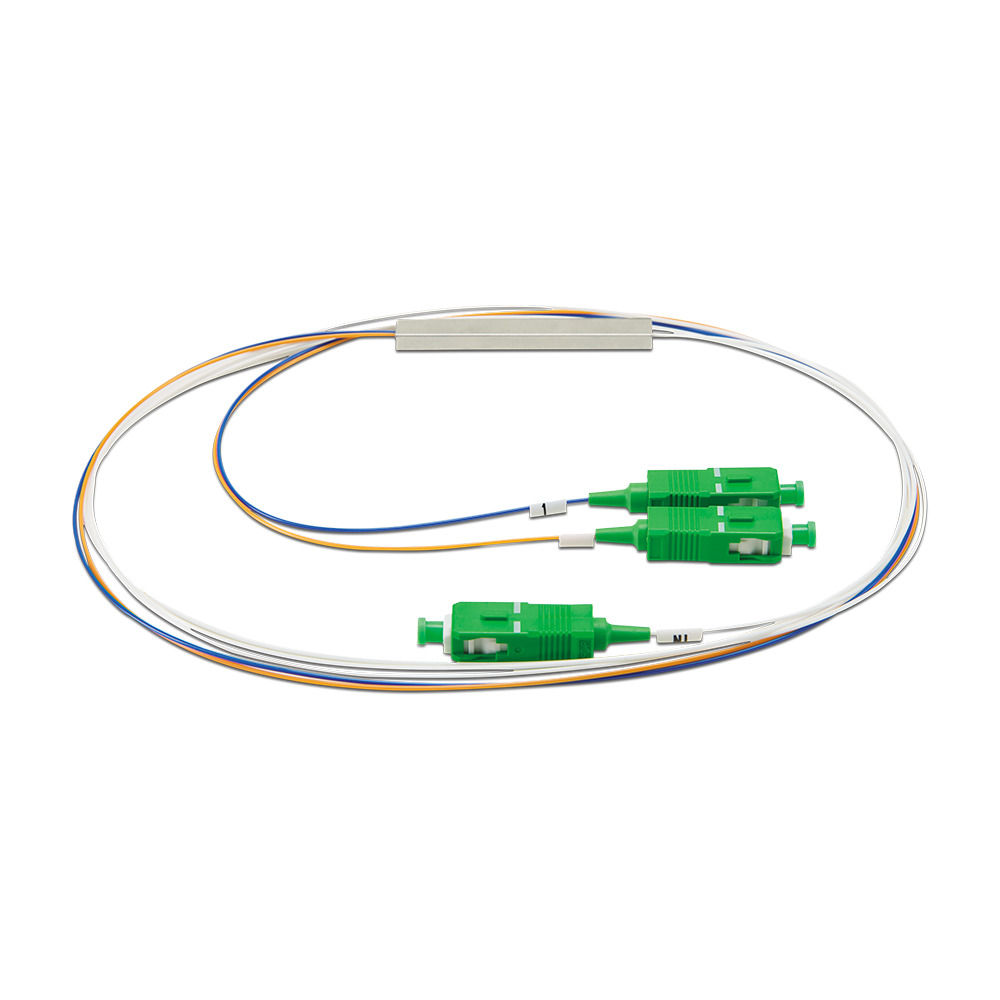 Splitter Óptico 1x2 com conector SC/APC Balanceado - XFS 122 Splitter Óptico 1x2 com conector SC/APC Balanceado - XFS 122