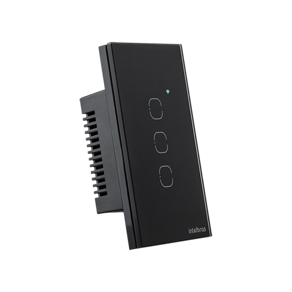 Interruptor touch inteligente - Wi-Fi MIS 1003 Preto