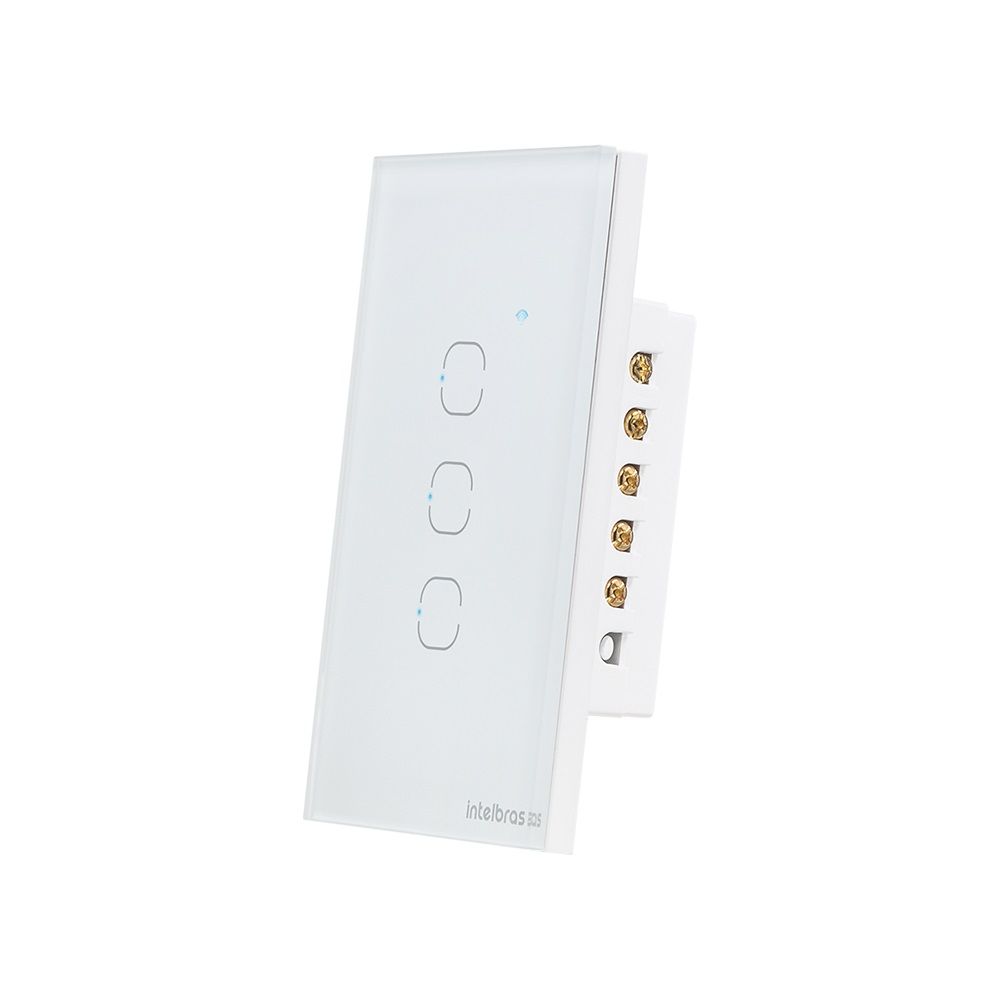 Interruptor touch inteligente Wi-Fi - MIS 1003 Branco