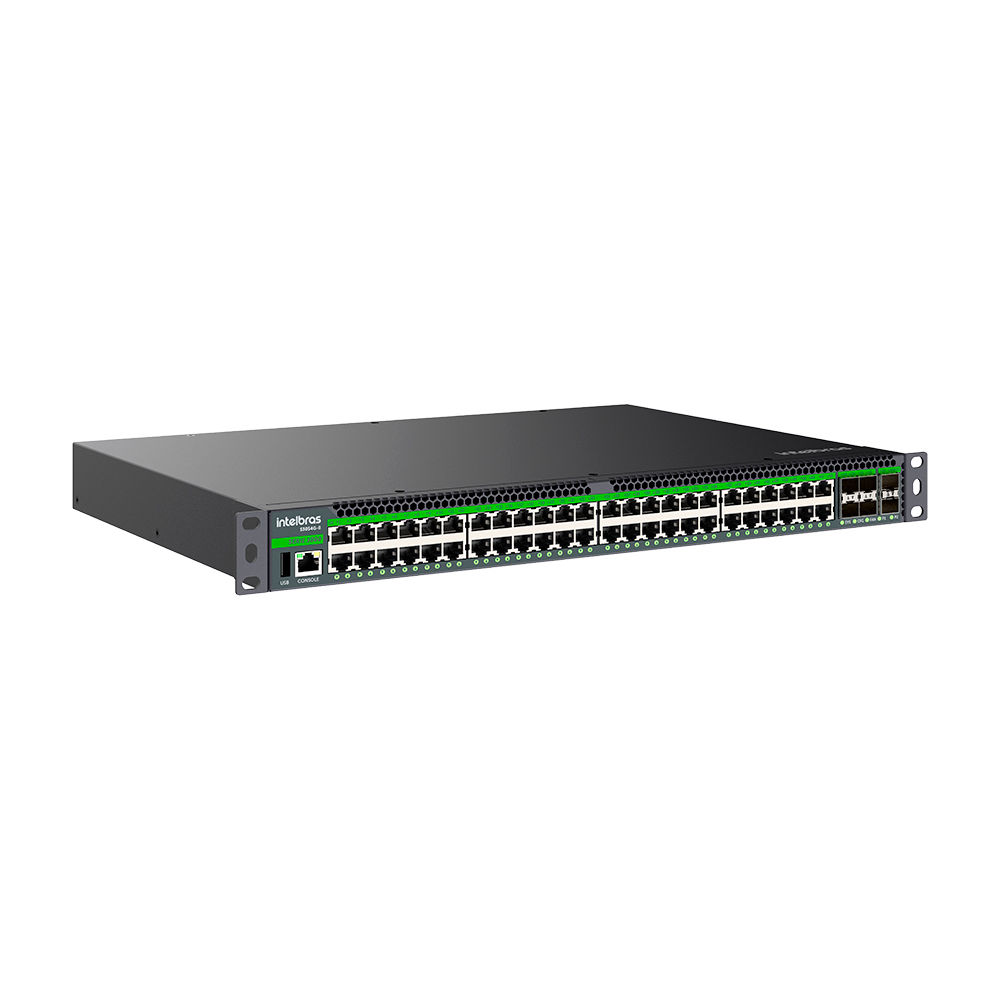 Switch Gerenciável L3 de 48 portas gigabit e 6 SFP+ - S3054G-B
