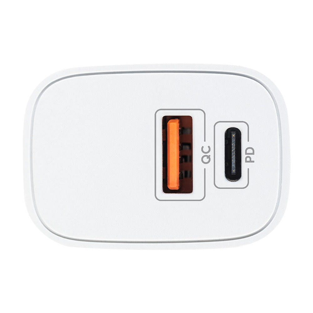 Carregador ultrarrápido com 2 portas USB - EC 11 Power 20 W Carregador ultrarrápido com 2 portas USB - EC 11 Power 20 W