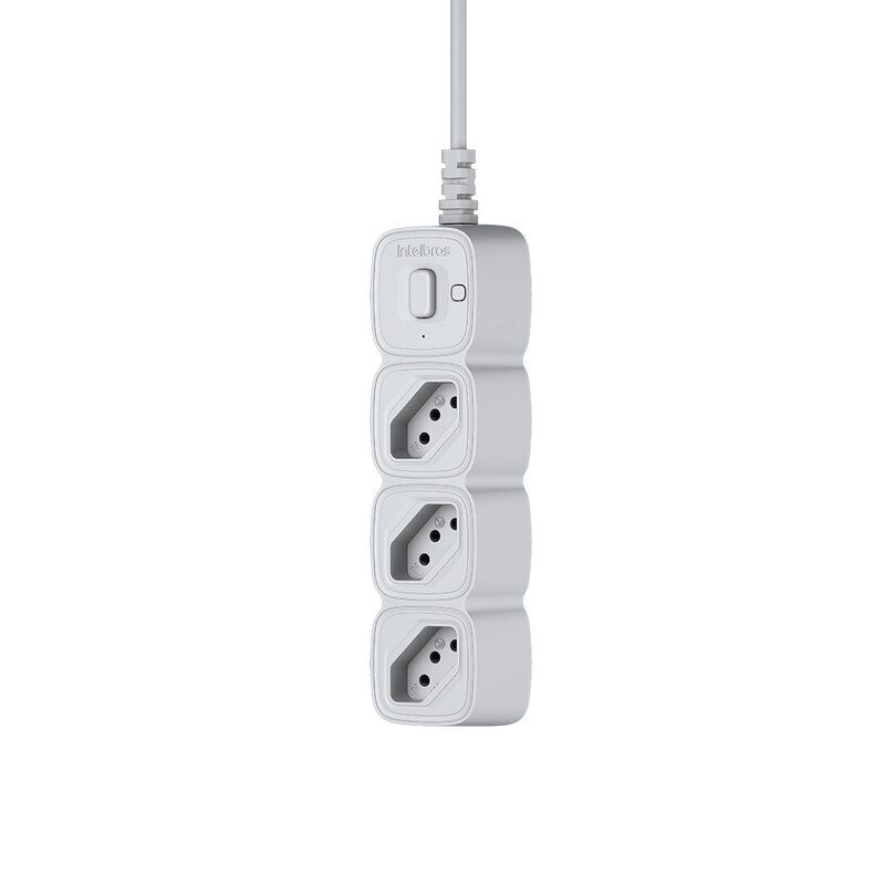 Protetor eletrônico com 3 tomadas - EPE 2003 Branco Protetor eletrônico com 3 tomadas - EPE 2003 Branco