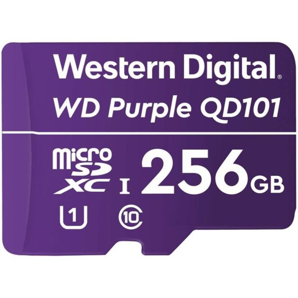 Cartão de memória micro-SD 256 GB WD Purple Cartão de memória micro-SD 256 GB WD Purple