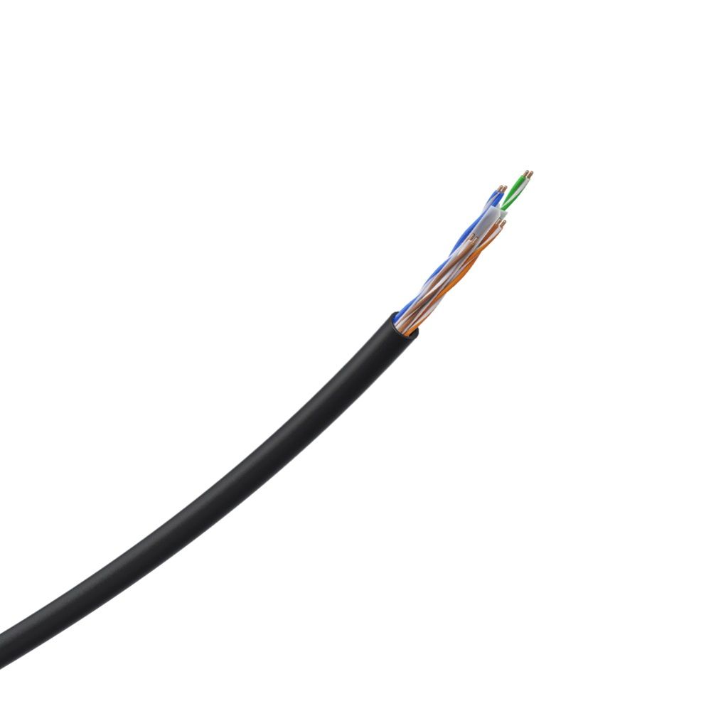 Cabo U/UTP para redes de dados categoria CAT6 - IMPACT GIGA UTP CAT6 4P Preto