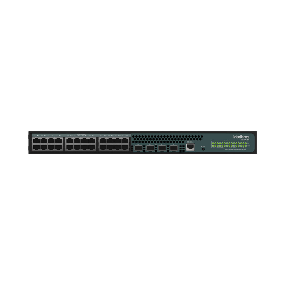 Switch Gerenciável 24 portas Gigabit Ethernet PoE e 4 portas SFP - S2328G-PA