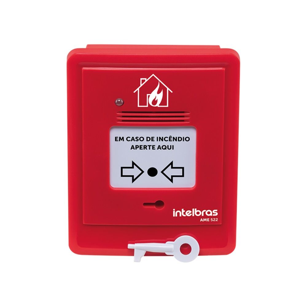 Acionador manual endereçável com sirene - AME 522