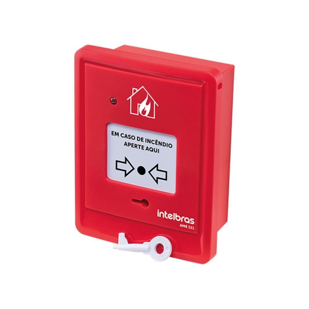 Acionador manual endereçável sem sirene - AME 521