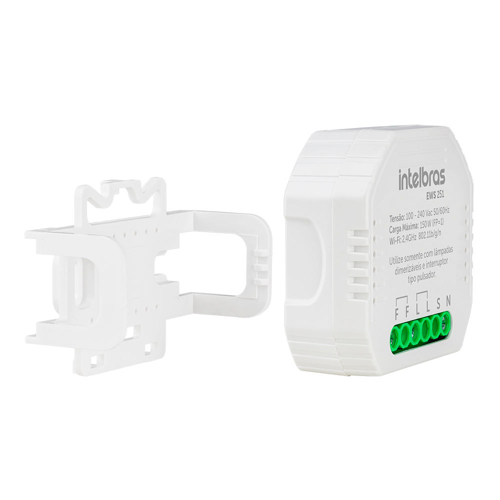 Minicontrolador dimmer smart Wi-Fi para 1 interruptor - EWS 251 Minicontrolador dimmer smart Wi-Fi para 1 interruptor - EWS 251