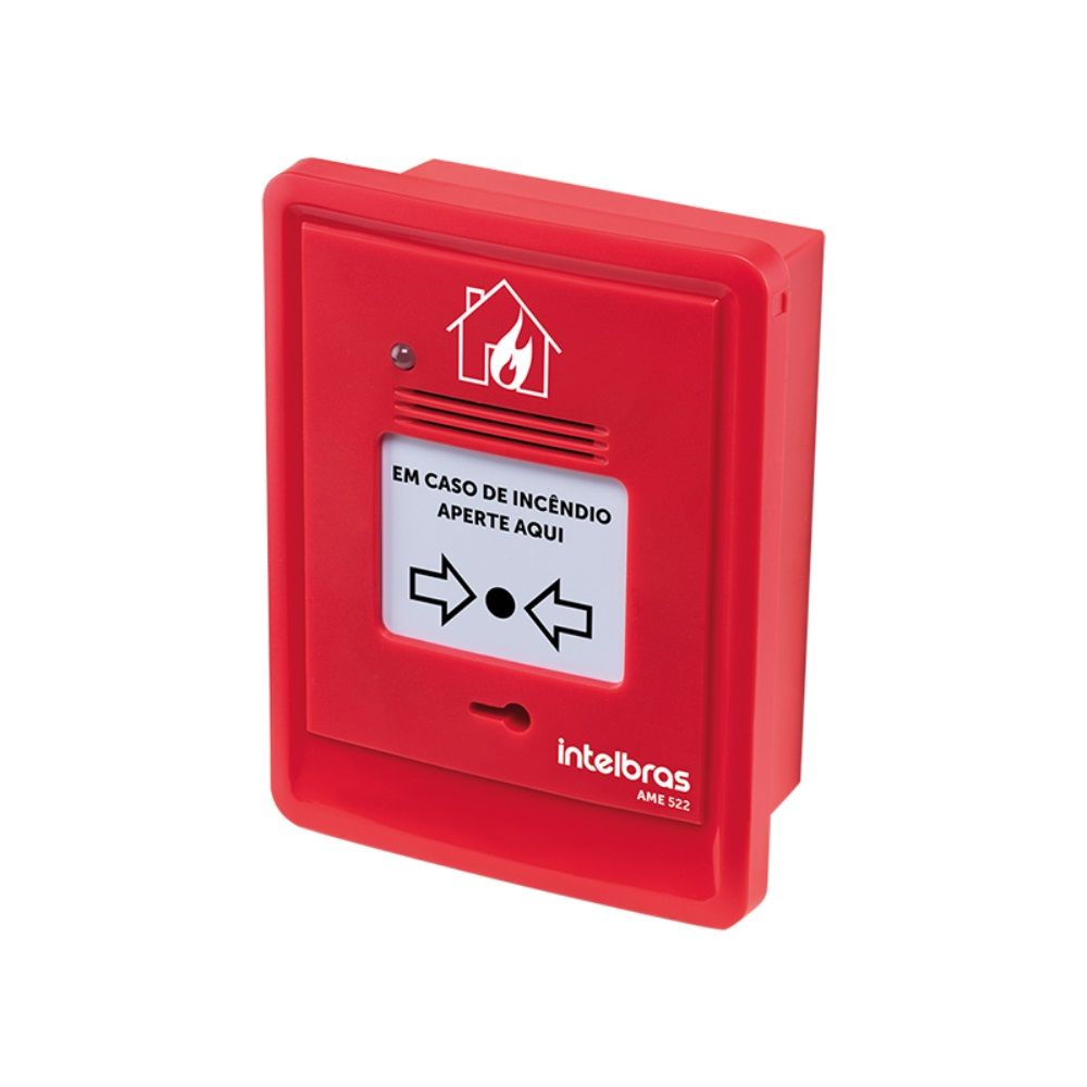 Acionador manual endereçável com sirene - AME 522