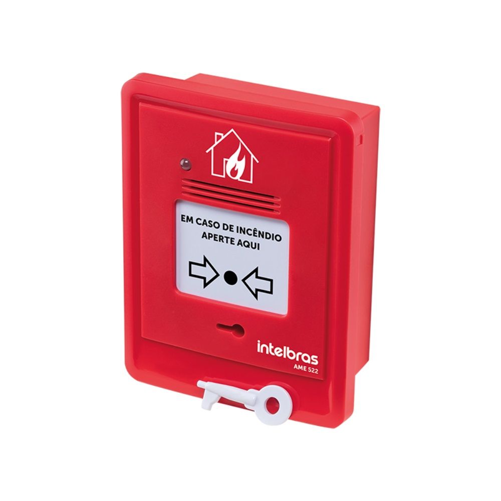 Acionador manual endereçável com sirene - AME 522