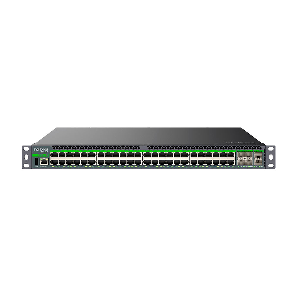 Switch Gerenciável L3 de 48 portas gigabit e 6 SFP+ - S3054G-B