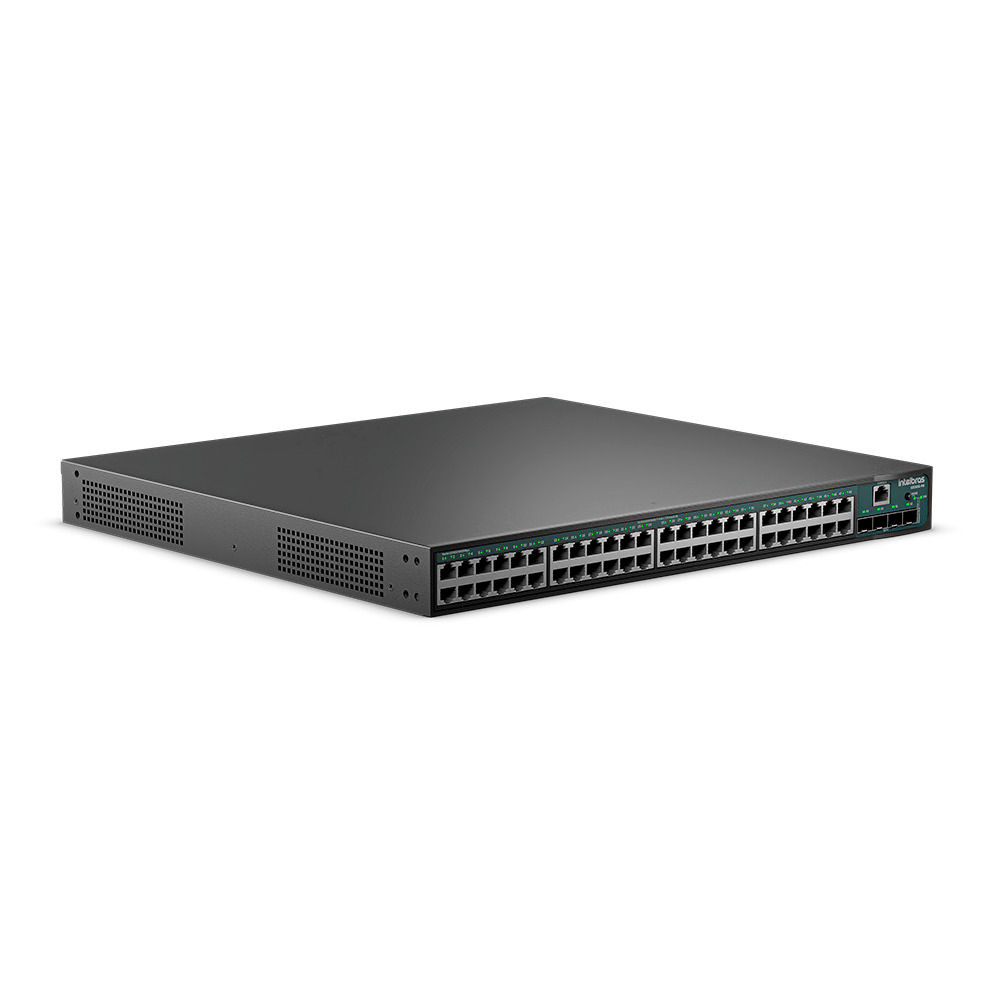 Switch Gerenciável 48 portas Gigabit PoE e 4 portas SFP+ - S2352G-PB