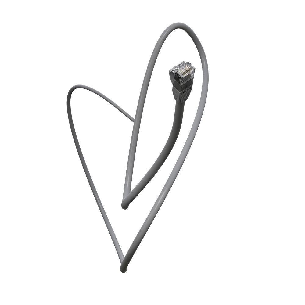 Patch Cord IMPACT GIGA U/UTP 4P CAT6 LSZH CINZA 2,5M