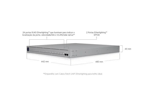 Switch UniFi 48P Gigabit PoE+++ - USW-PRO-XG-48-POE-BR Switch UniFi 48P Gigabit PoE+++ - USW-PRO-XG-48-POE-BR