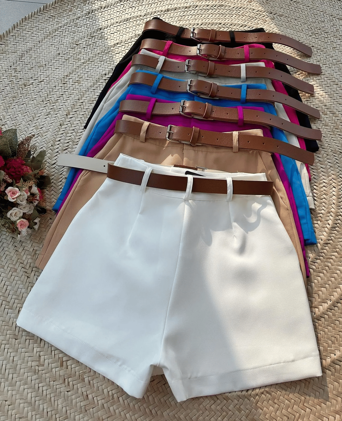 shorts saia alfaiataria Diana