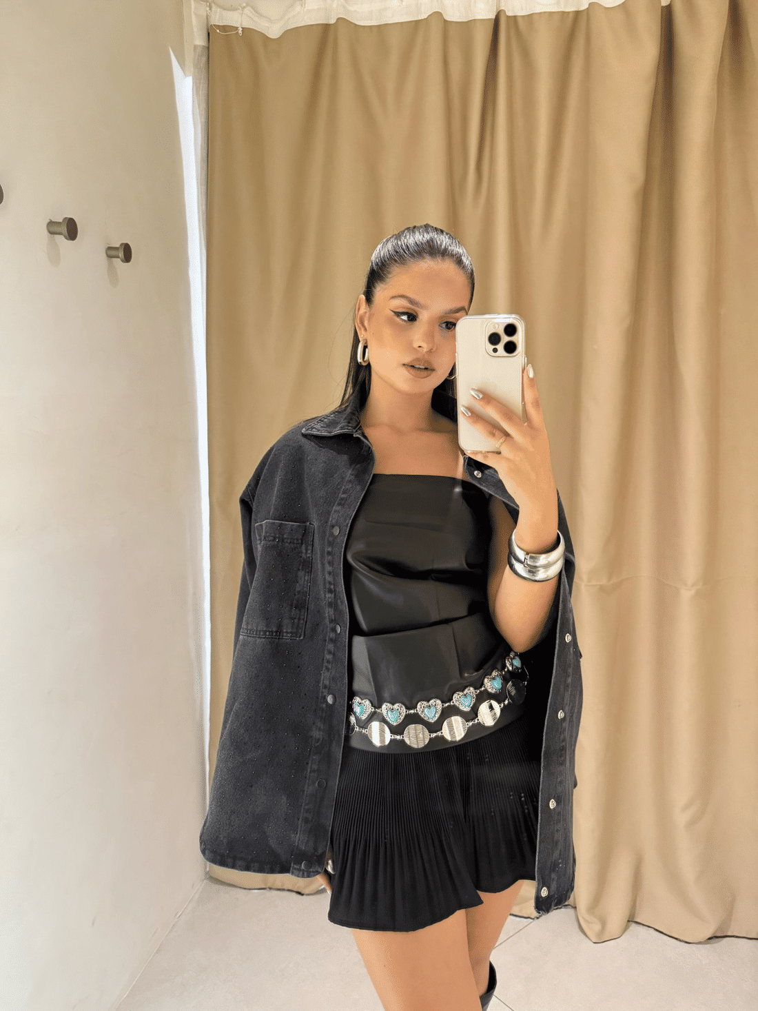 Blusa courino tomara que caia Blusa courino tomara que caia