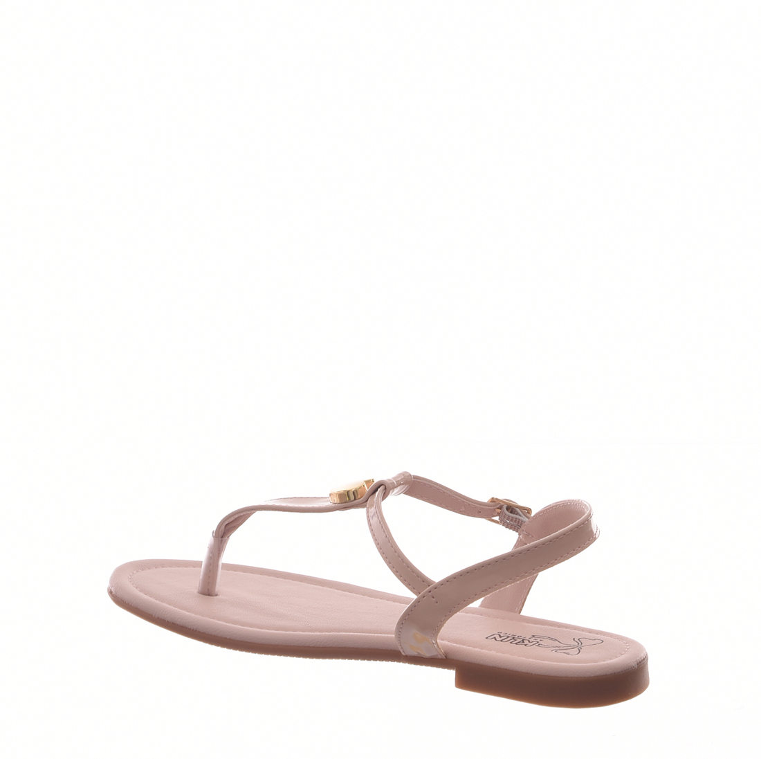 Sandália Rasteira Klin Anatômica Aplicação Coração Verniz Rosa Sandália Rasteira Klin Anatômica Aplicação Coração Verniz Rosa