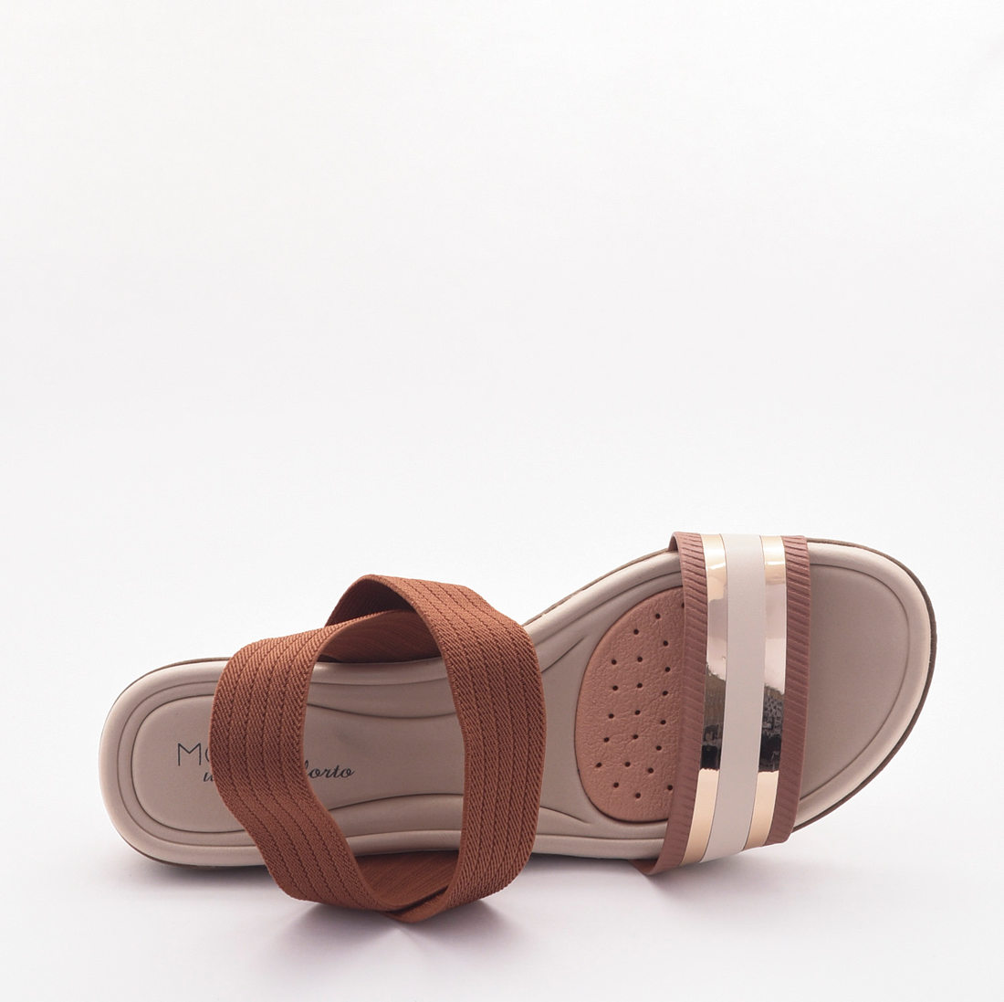 SANDÁLIA RASTEIRA MODARE ULTRA CONFORTO DETALHE ELÁSTICO MARROM