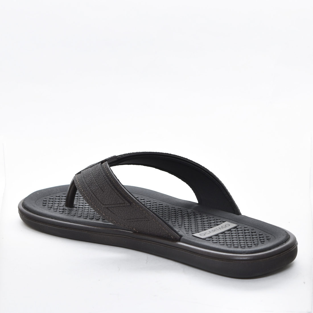 Chinelo Cartago Veneto Palmilha Massageadora Dedo Ad Marrom