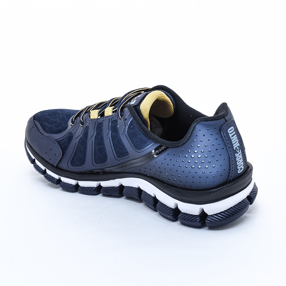 Tênis Olympikus Diffuse Origem Evasense Mesh Microperfuros com Recortes Azul Marinho Tênis Olympikus Diffuse Origem Evasense Mesh Microperfuros com Recortes Azul Marinho