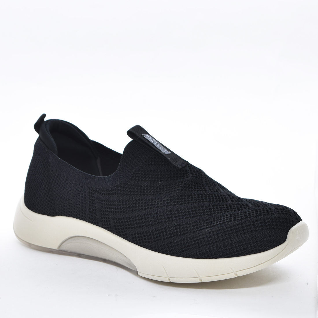 Tênis Slip-On Modare Ultra Conforto Mesh Trabalhado Palmilha Bolha Solado com Gel Preto