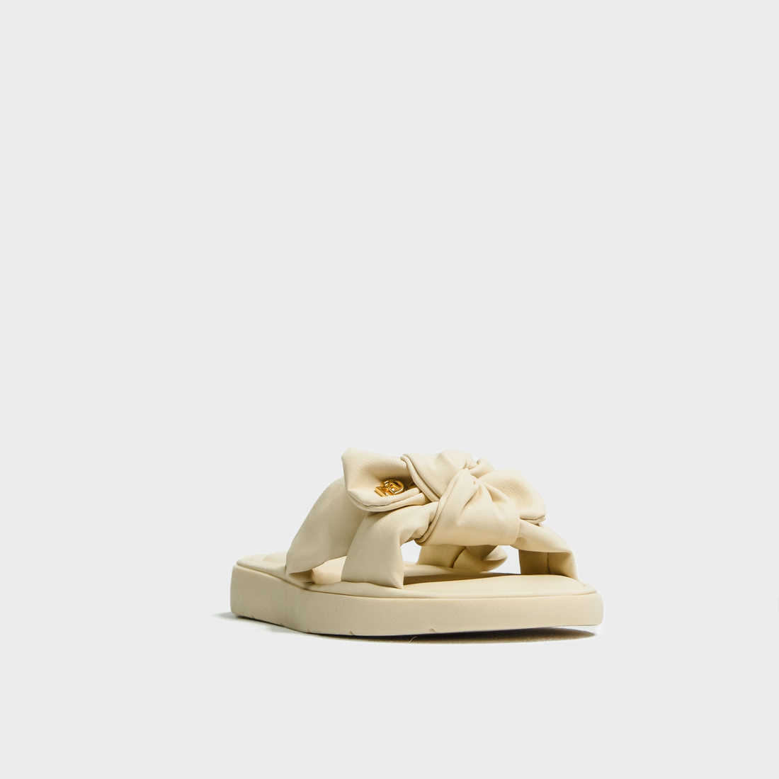 Chinelo Slide Modare Ultra Conforto Cabedal Laço Aplicação Logo Off White