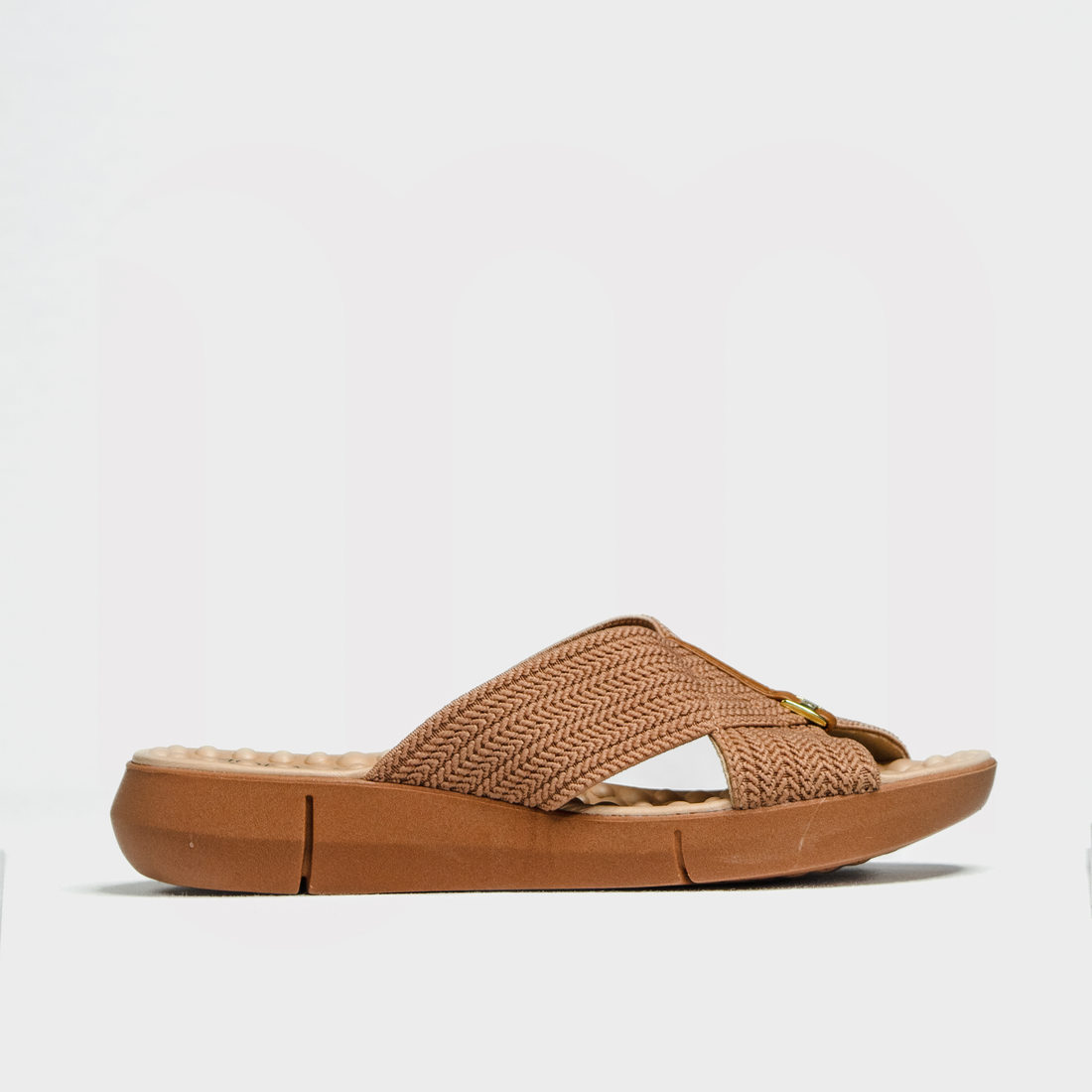 Tamanco Modare Ultra Conforto Palmilha Massageadora Cabedal X Elástico Detalhe Metal Salto Baixo Nud