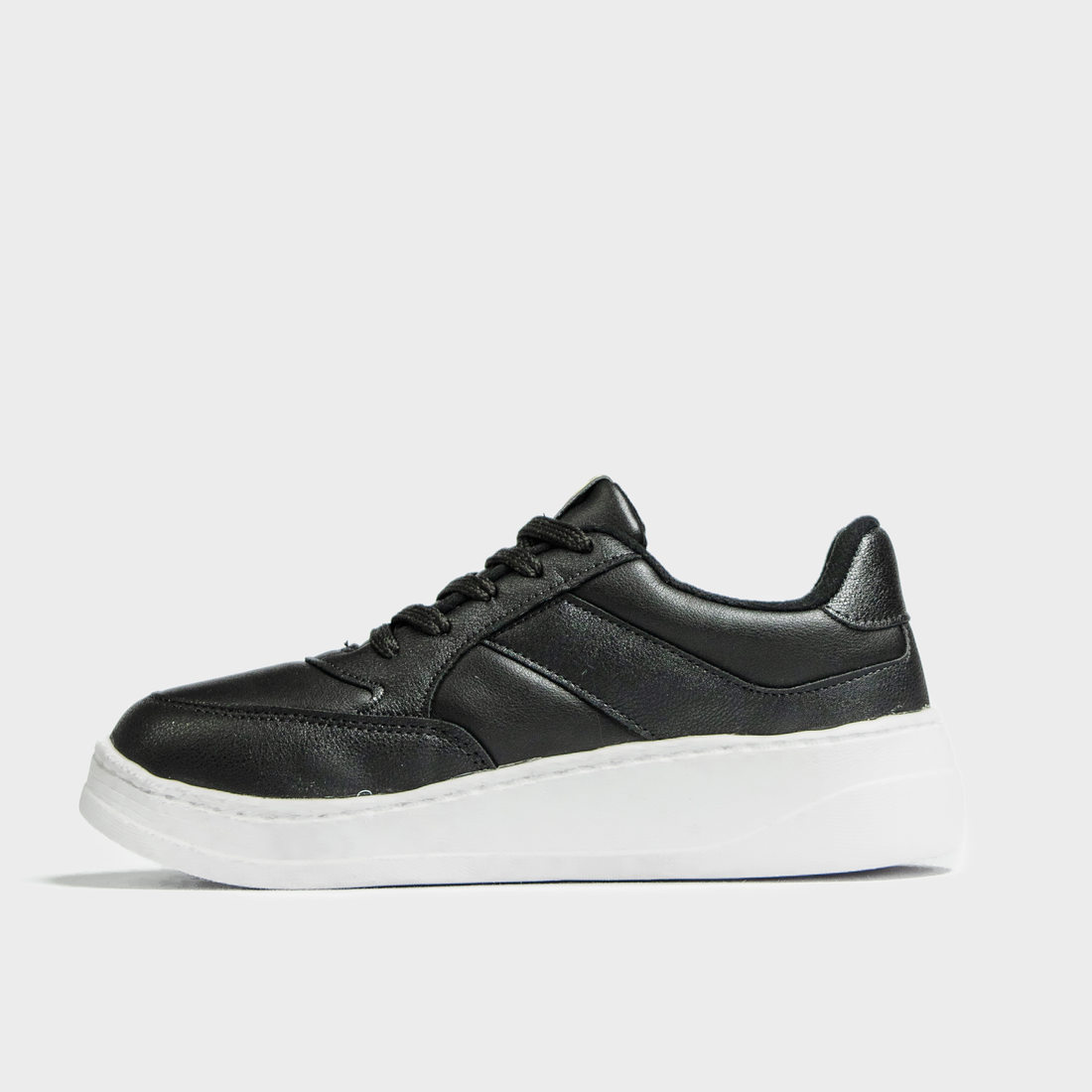 Tênis Flartform Modare Ultra Conforto Liso Preto Tênis Flartform Modare Ultra Conforto Liso Preto