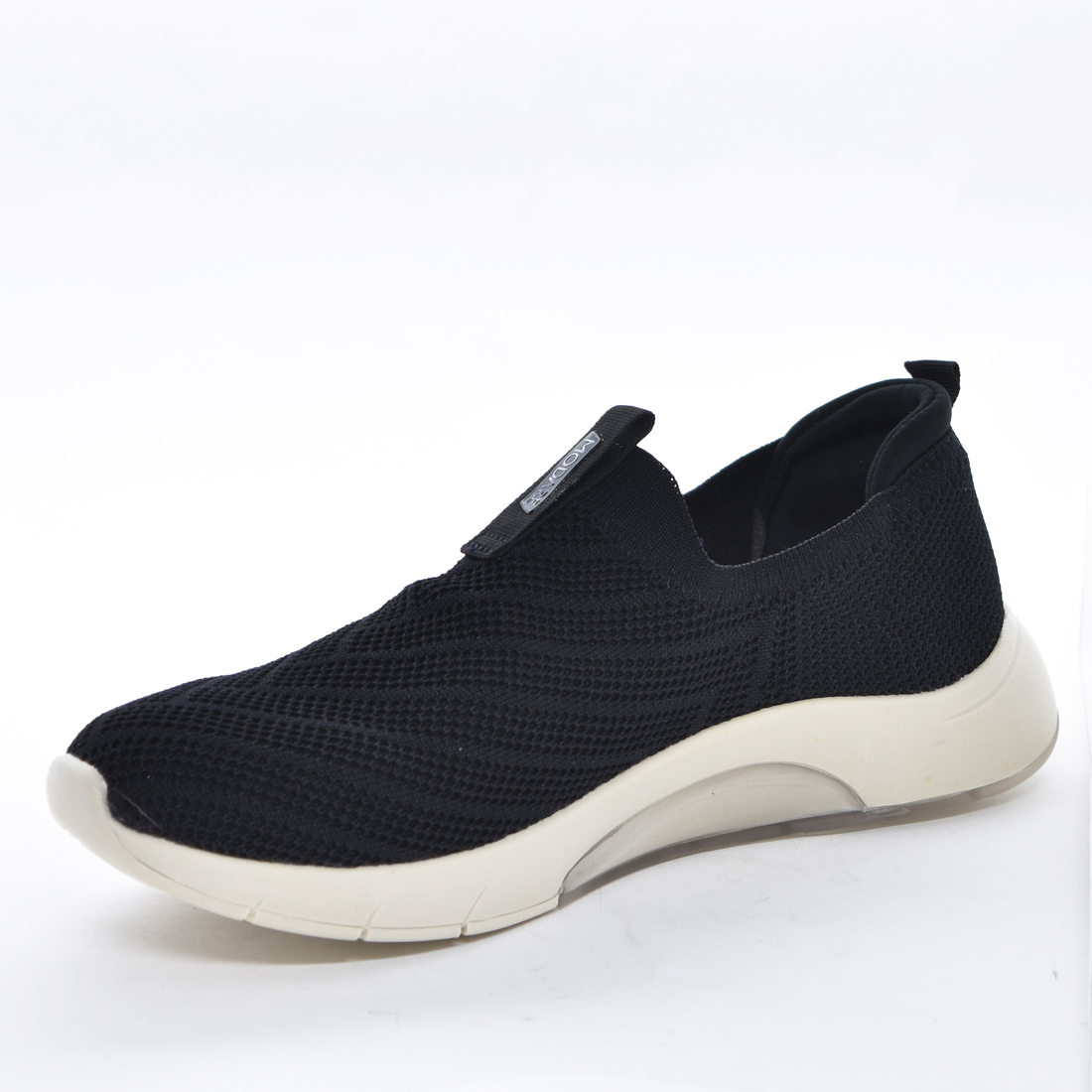 Tênis Slip-On Modare Ultra Conforto Mesh Trabalhado Palmilha Bolha Solado com Gel Preto