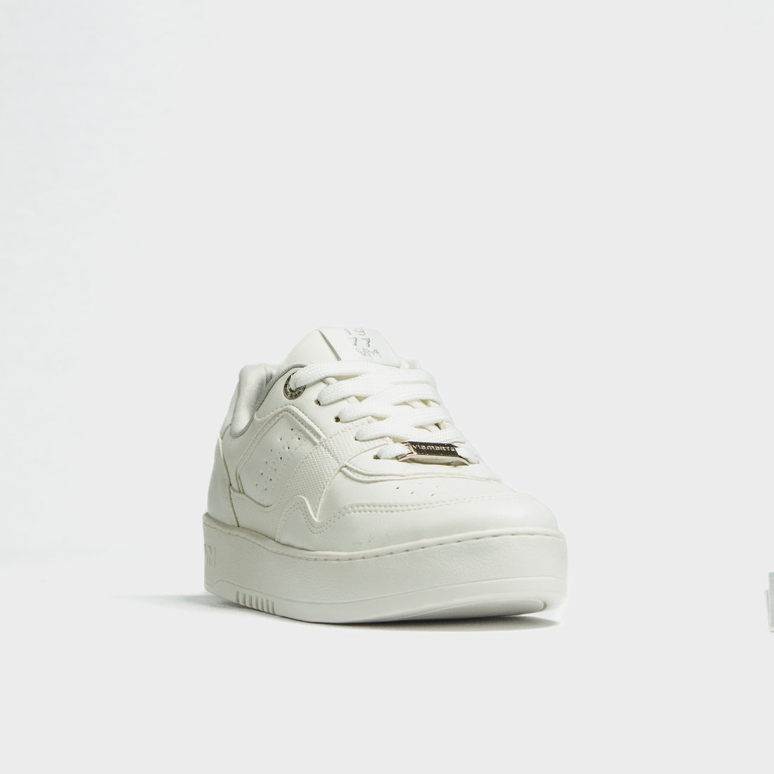 Tênis Via Marte com Recortes Microperfuros Branco