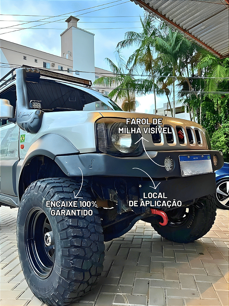 Para-choque Dianteiro Jimny 1999 até 2018 Para-choque Dianteiro Jimny 1999 até 2018