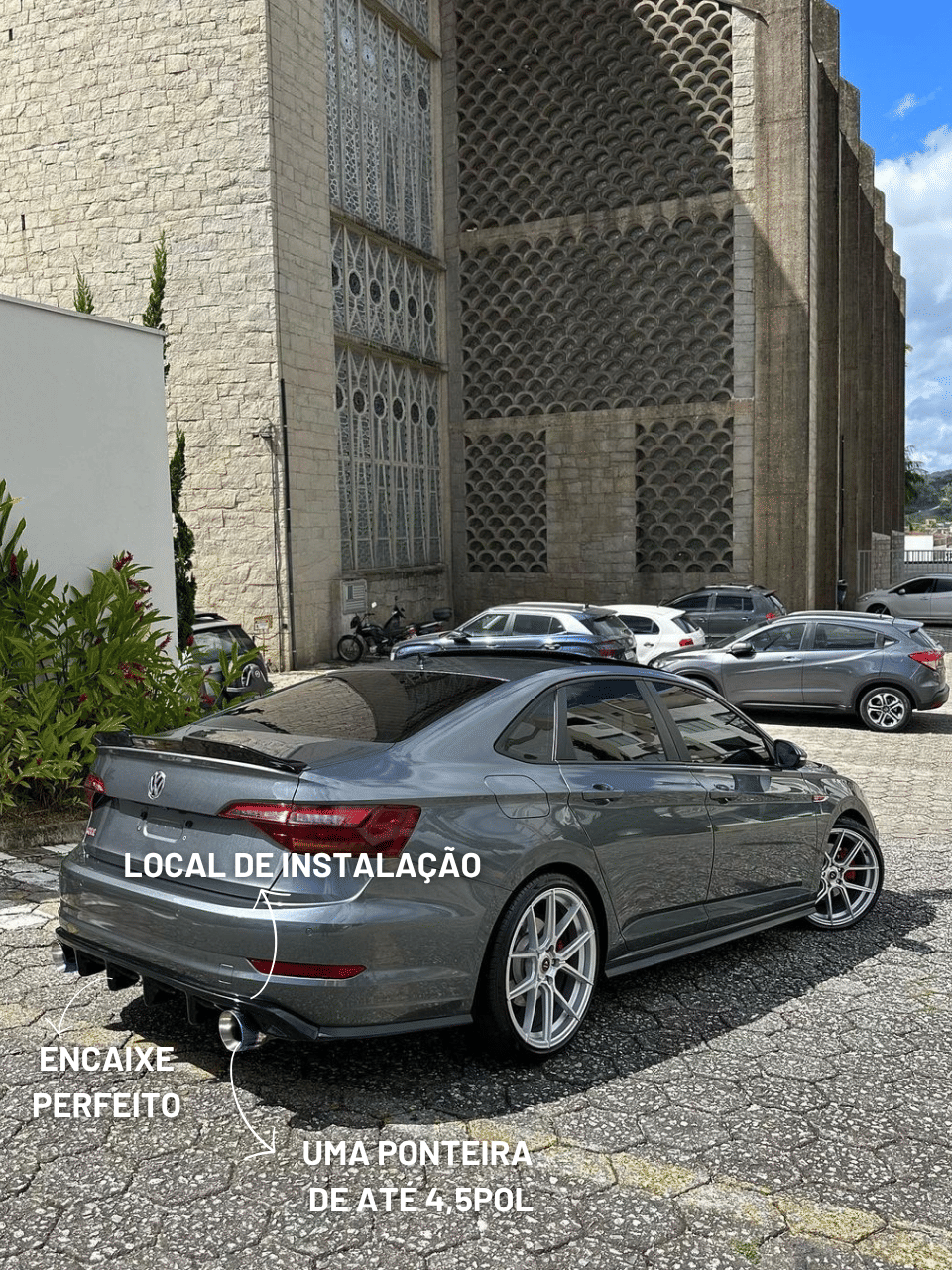 Difusor Spoiler Traseiro Jetta Gli Tsi