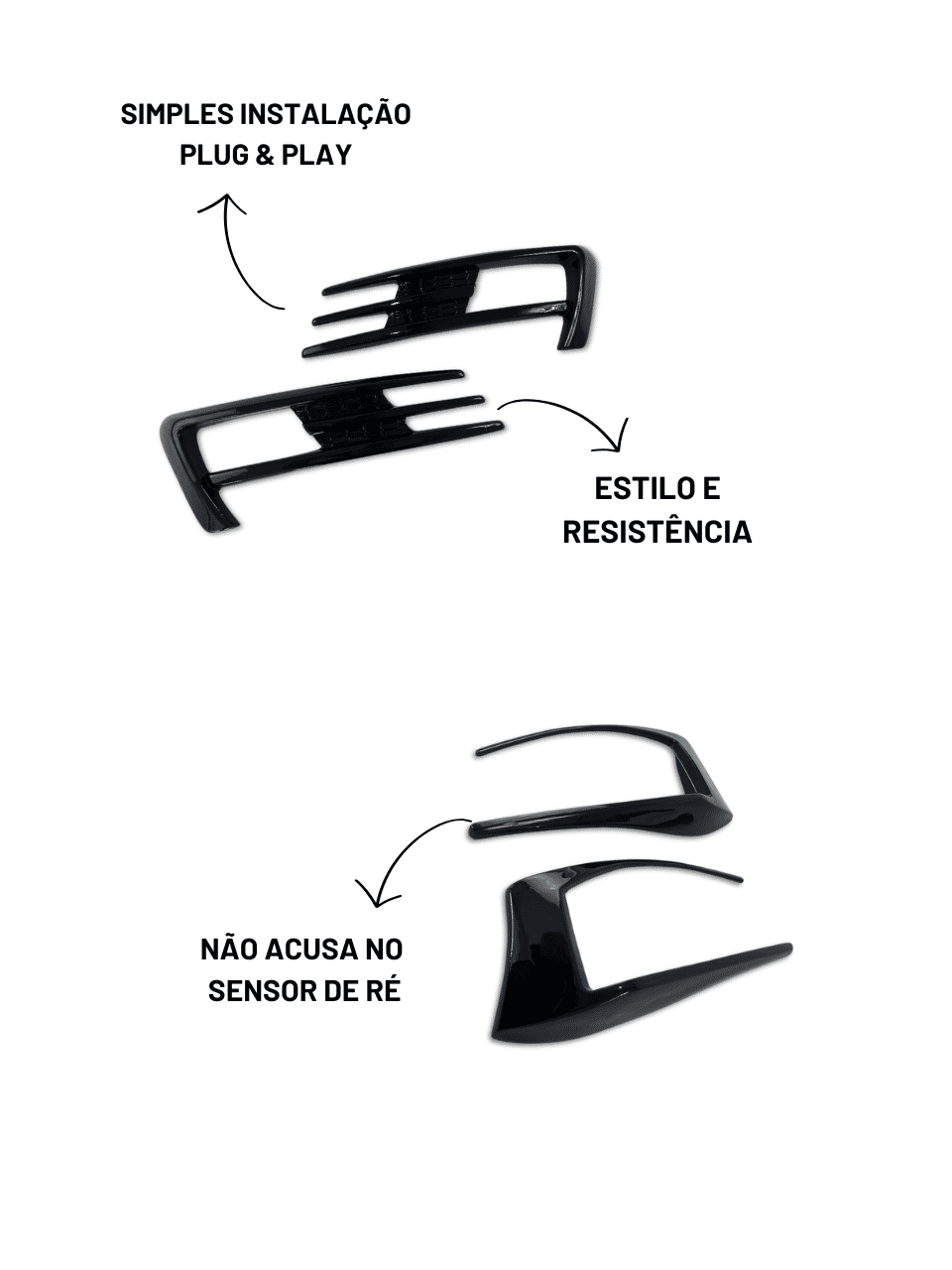 Kit Esportivo Golf Tsi Mk7 - Sem Aerofólio