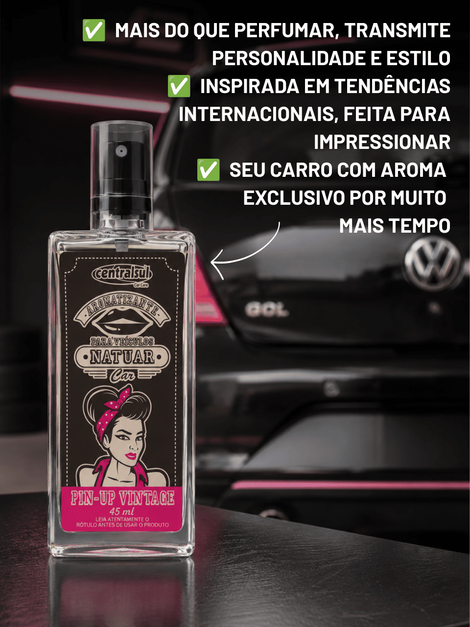 Aromatizante Natuar Liz Woman Vintage - Central Sul Aromatizante Natuar Liz Woman Vintage - Central Sul