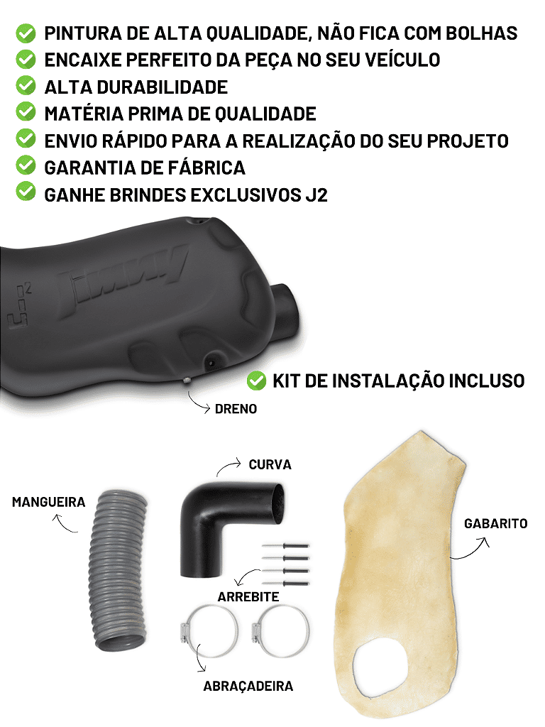 Snorkel Jimny 2000 até 2012