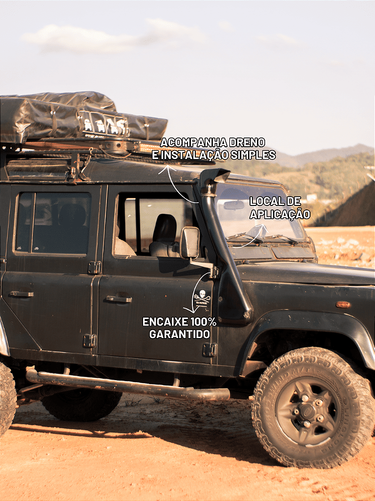 Snorkel Land Rover Defender 90, 110 e 130