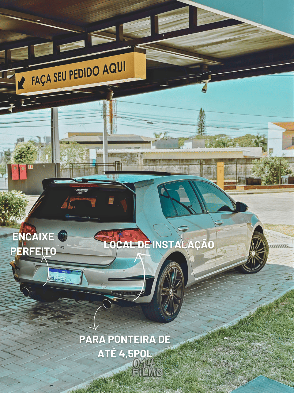 Difusor Traseiro Golf Gti/Tsi Mk7 Difusor Traseiro Golf Gti/Tsi Mk7