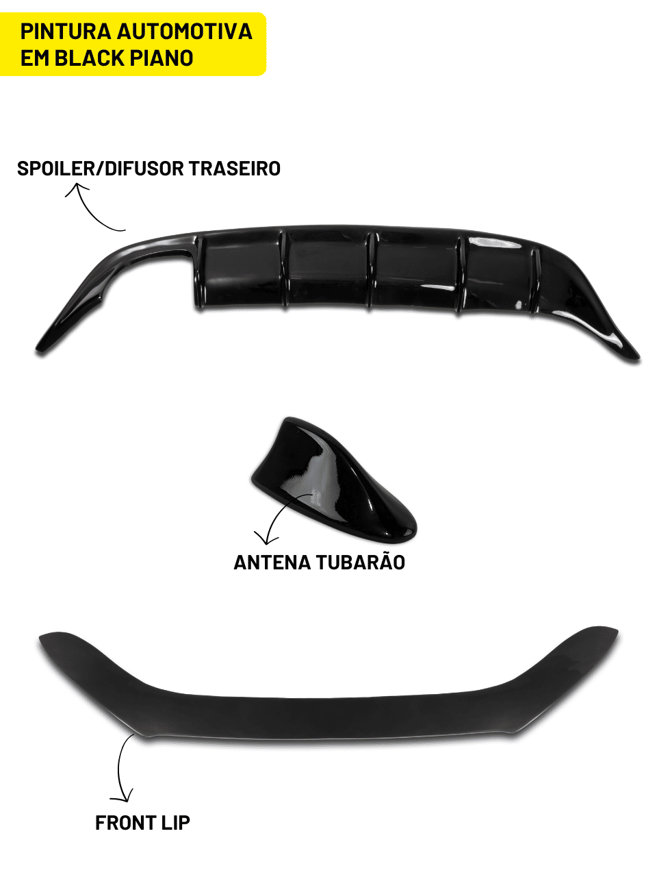 Kit Esportivo Vw Up 2018 à 2021 - Sem Aerofólio Kit Esportivo Vw Up 2018 à 2021 - Sem Aerofólio