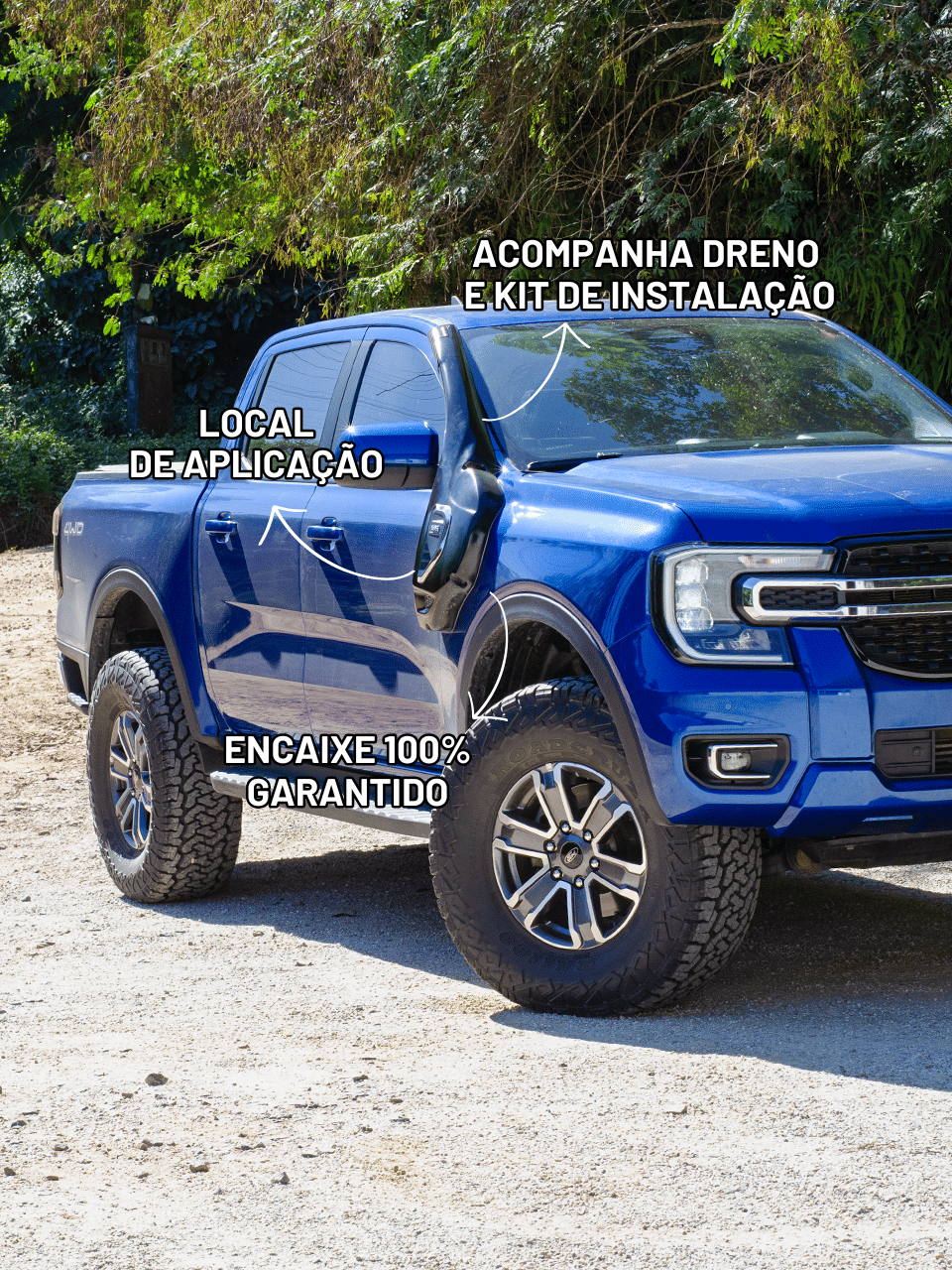 Snorkel Ford Ranger 2024 a 2026 Snorkel Ford Ranger 2024 a 2026