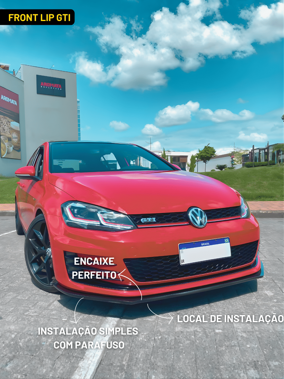 Kit Esportivo Golf Gti Mk7 - Sem Aerofólio