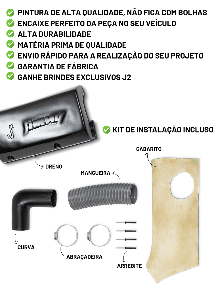 Snorkel Jimny 2013 até 2020 NACIONAL